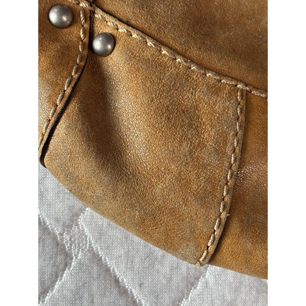 Fossil Fifty Four Purse Brown Leather Shoulder Bag Soft Crossbody Small Travel - Picture 7 of 14